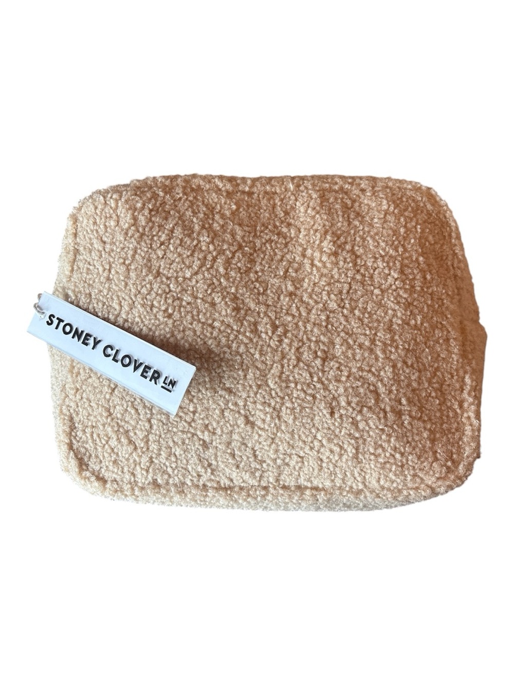 NWT Stoney Clover Lane Large Sherpa Pouch in Hazelnut